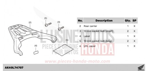 KIT,RR CARRIER ADV350AS de 2025